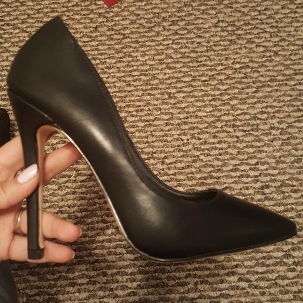 Black high heels